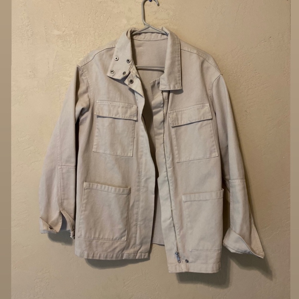 Cute Tan Cargo Jacket